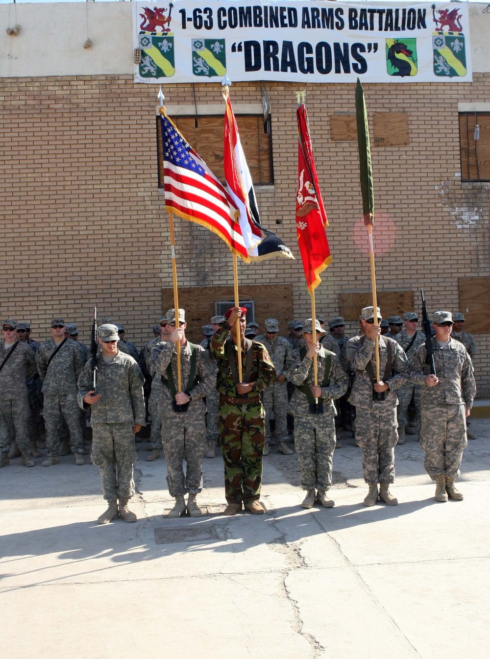 3-320th Field Artillery departs Mahmudiyah, 1-63rd takes over