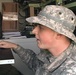 A Soldier patrols the skies over Task Force Duke