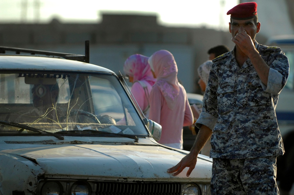 Iraqi Check point visit