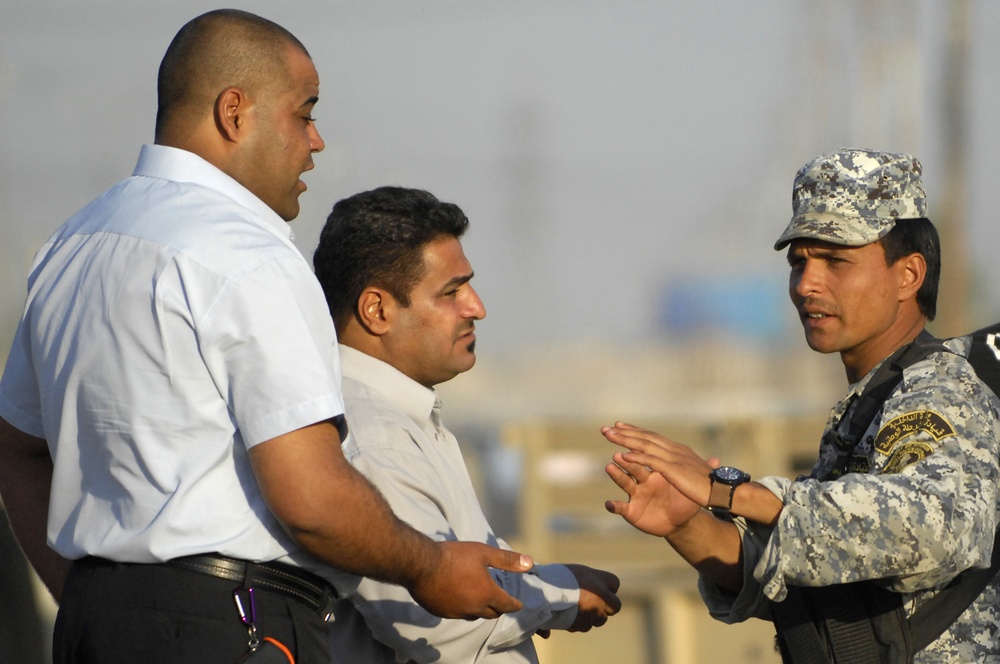 Iraqi Check point visit