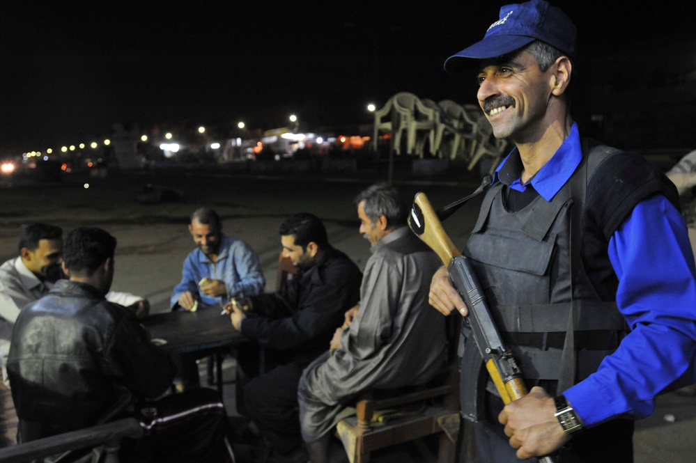 Airmen Conduct Police Transition Team Operations in Baghdad