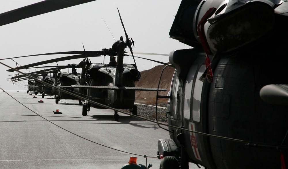 Air Ambulance out of Al Asad Air Base