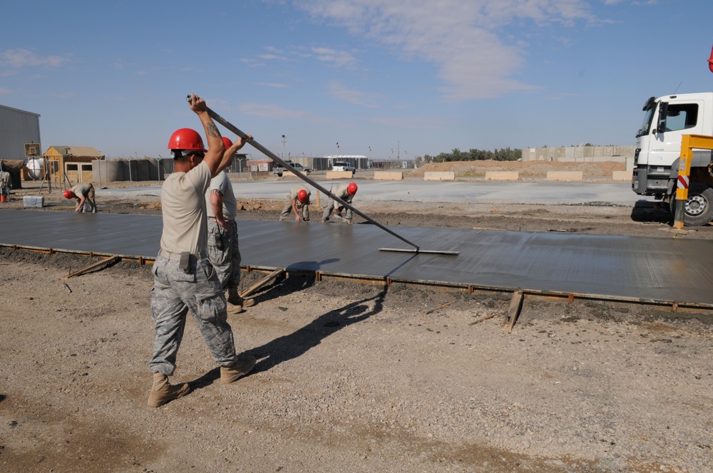 Red Horse Squadron constructs new brigade office