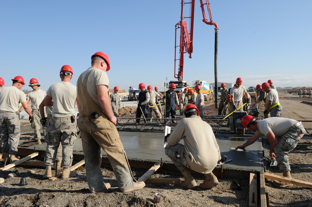 Red Horse Squadron constructs new brigade office