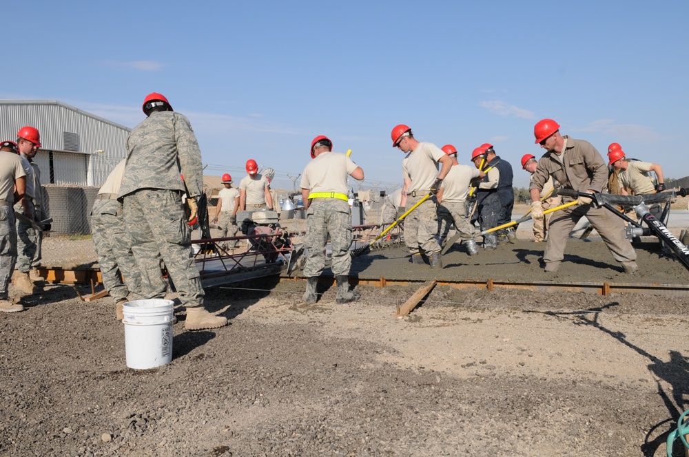 Red Horse Squadron constructs new brigade office