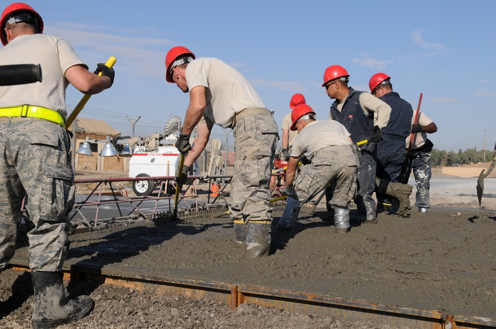 Red Horse Squadron constructs new brigade office