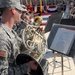 Members of the 4th Infantry Division band entertain and motivate troops during the 3rd Sustainment Command's Operation Sustainer Strong at Joint Base Balad, Iraq on Veterans Day.