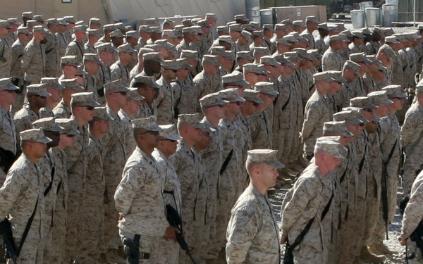 Marines celebrate 233rd Marine Corps birthday in Afghanistan