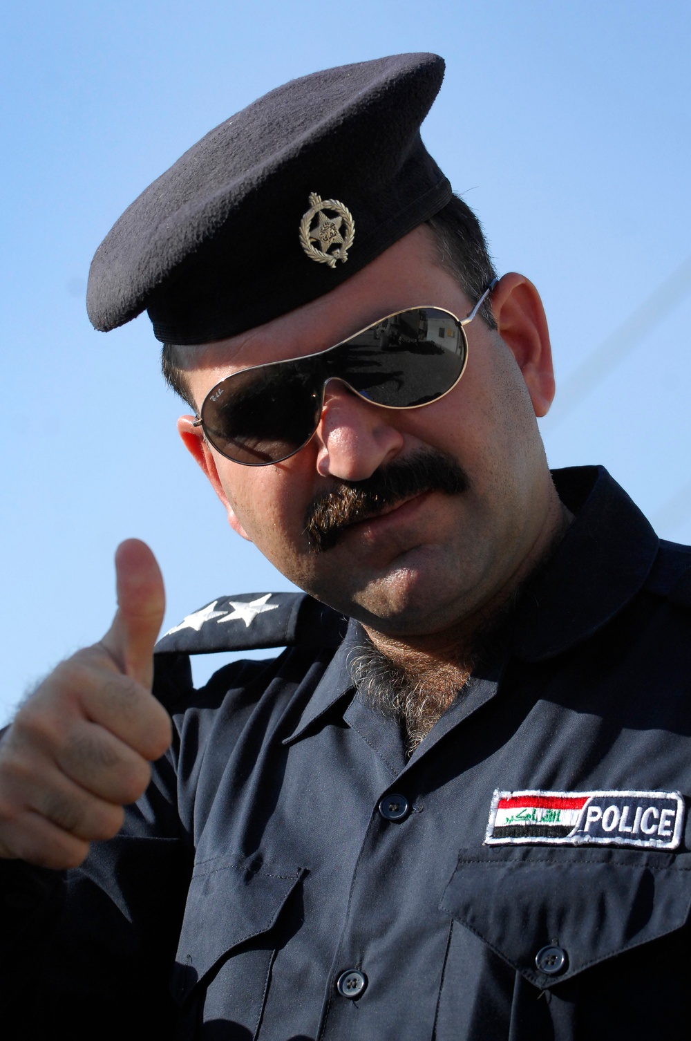 USAF Walking patrol in Al Bayaa