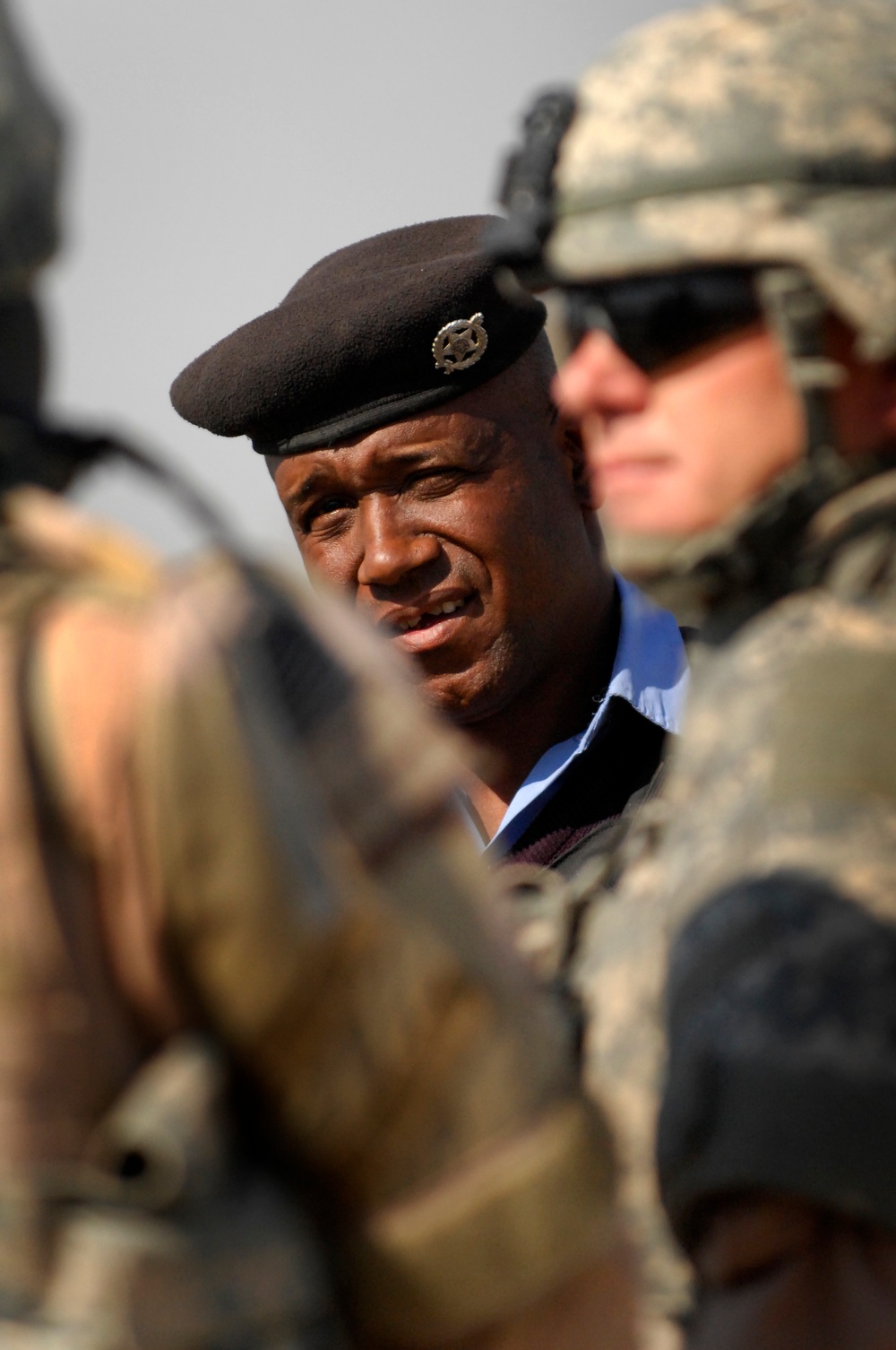 USAF Walking patrol in Al Bayaa