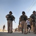 USAF Walking patrol in Al Bayaa