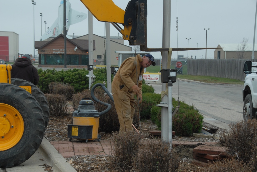 119th Wing constructing new entrance