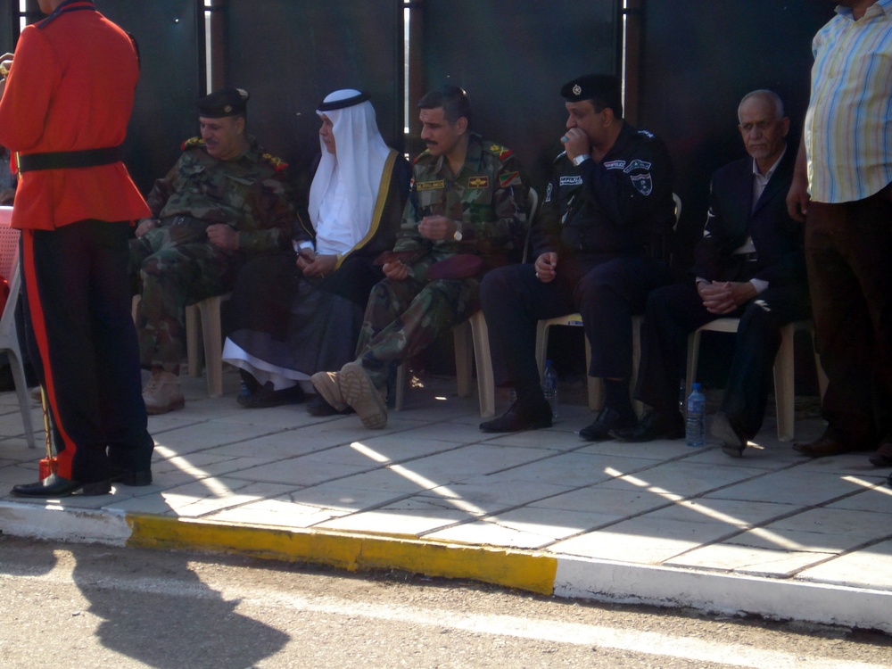 Local, Iraqi security forces, Multi-National Division - Baghdad leaders attend bridge reopening in northwest Baghdad