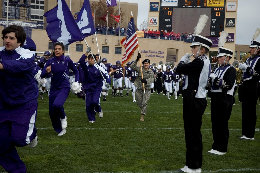 Soldiers Recognized at Northwestern University for Veterans Day