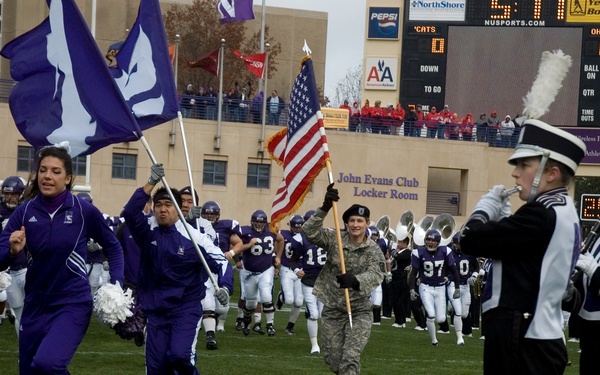 Soldiers Recognized at Northwestern University for Veterans Day