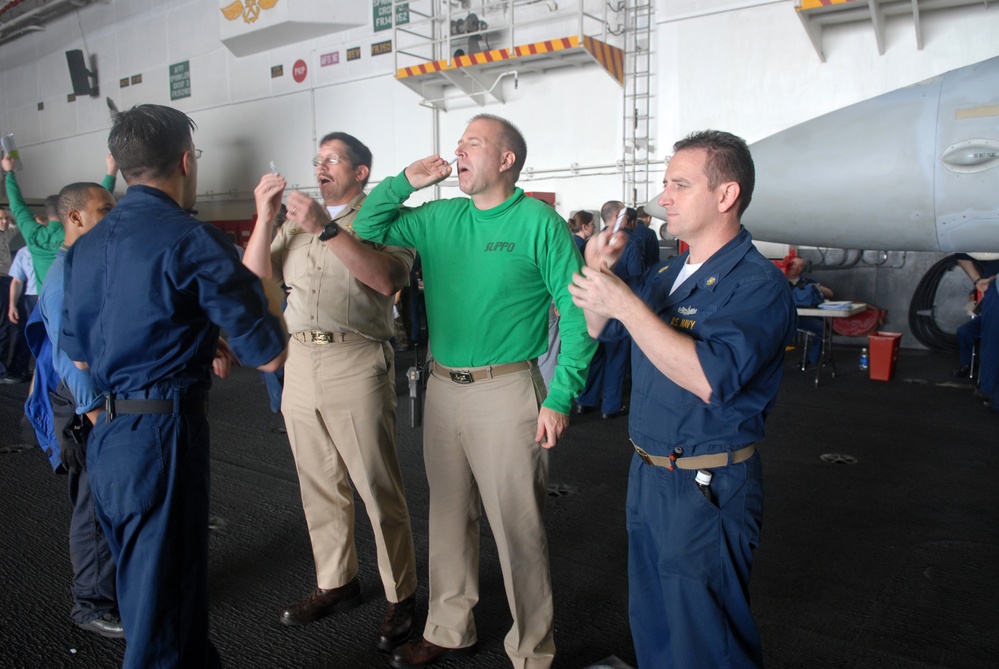 Operations aboard USS Ronald Reagan