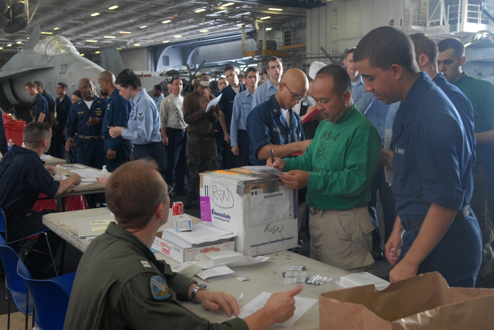 Operations aboard USS Ronald Reagan