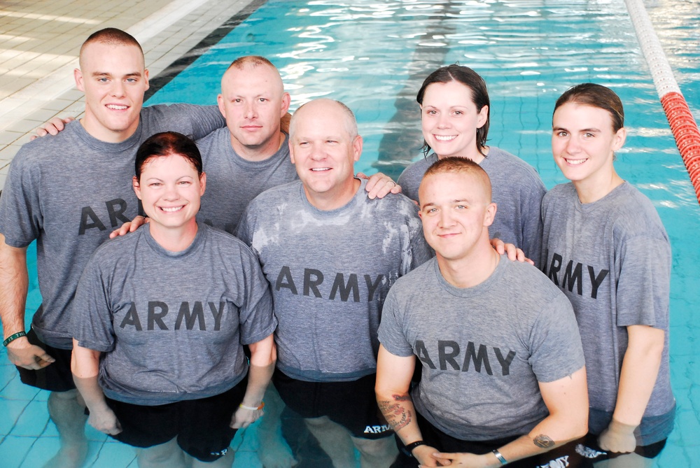 Soldiers Receive Water Baptism in Biblical Land