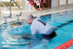 Soldiers Receive Water Baptism in Biblical Land
