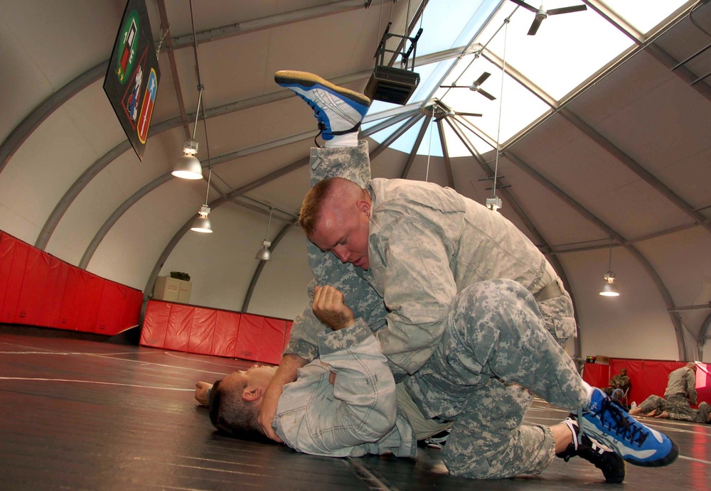 Hand to hand combat engages strength and strategy - A Soldier's first-hand account of a combat class