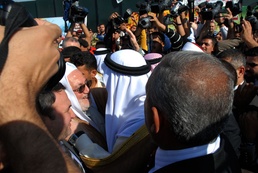 Sunni, Shia leaders celebrate Al-Aimma Bridge reopening