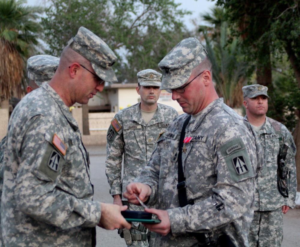 Headquarters and Headquarters Troop 1st Squadron, 152nd Cavalry Regiment bid farewell to some of their own