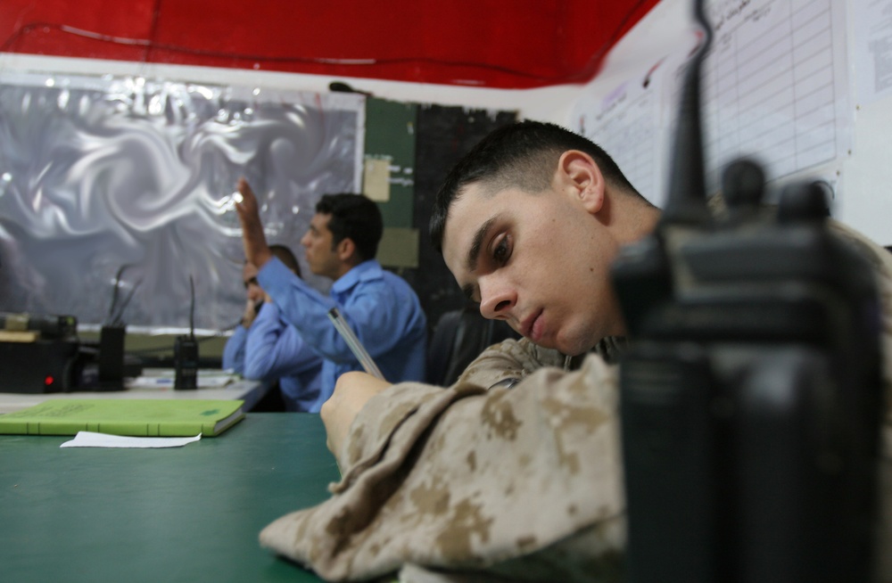 Standing watch in Karmah