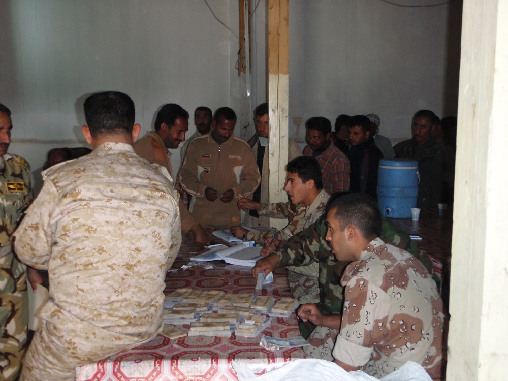 Mahmudiyah Sons of Iraq paid by government of Iraq