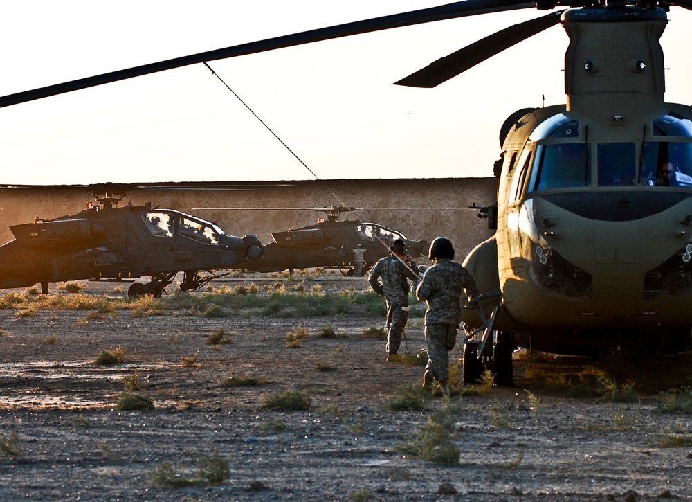 Soldiers conduct 'Fat Cow' operations for continued sustainment of Multi-National Division - Baghdad forces