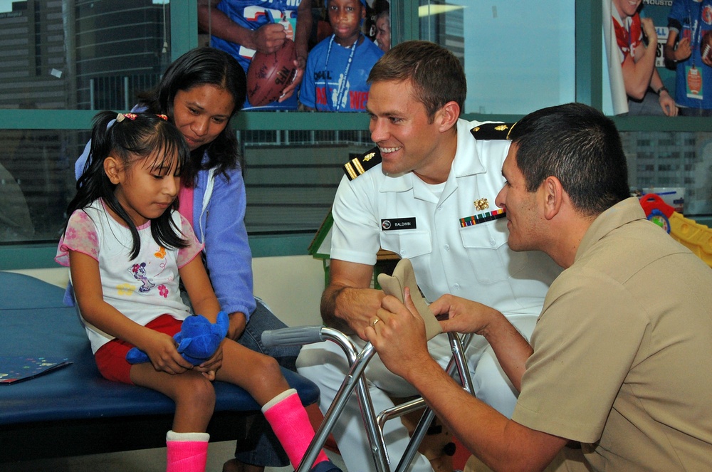 Teddy bears at Shriners Hospital