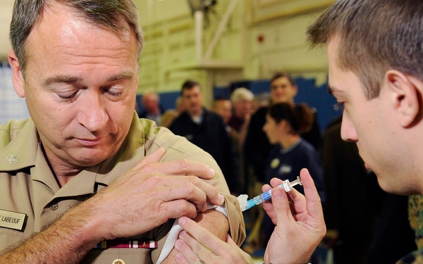 Not shy about getting a shot