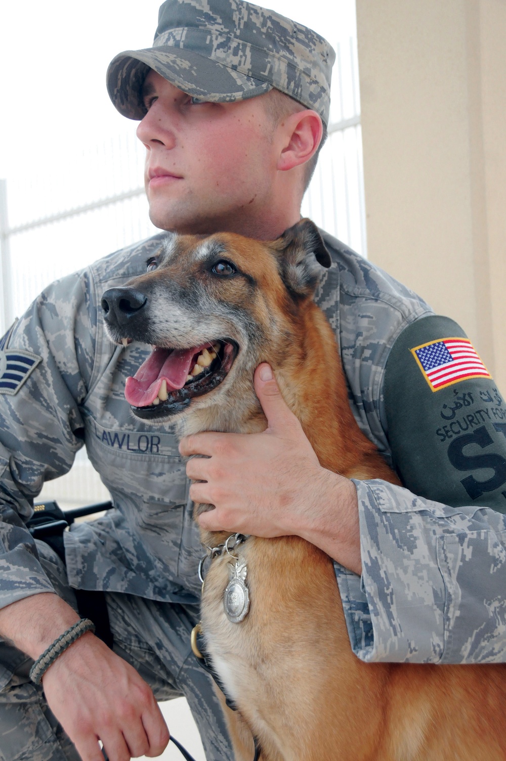 379th Expeditionary Security Forces Squadron Man-canine Duos Safeguard Lives