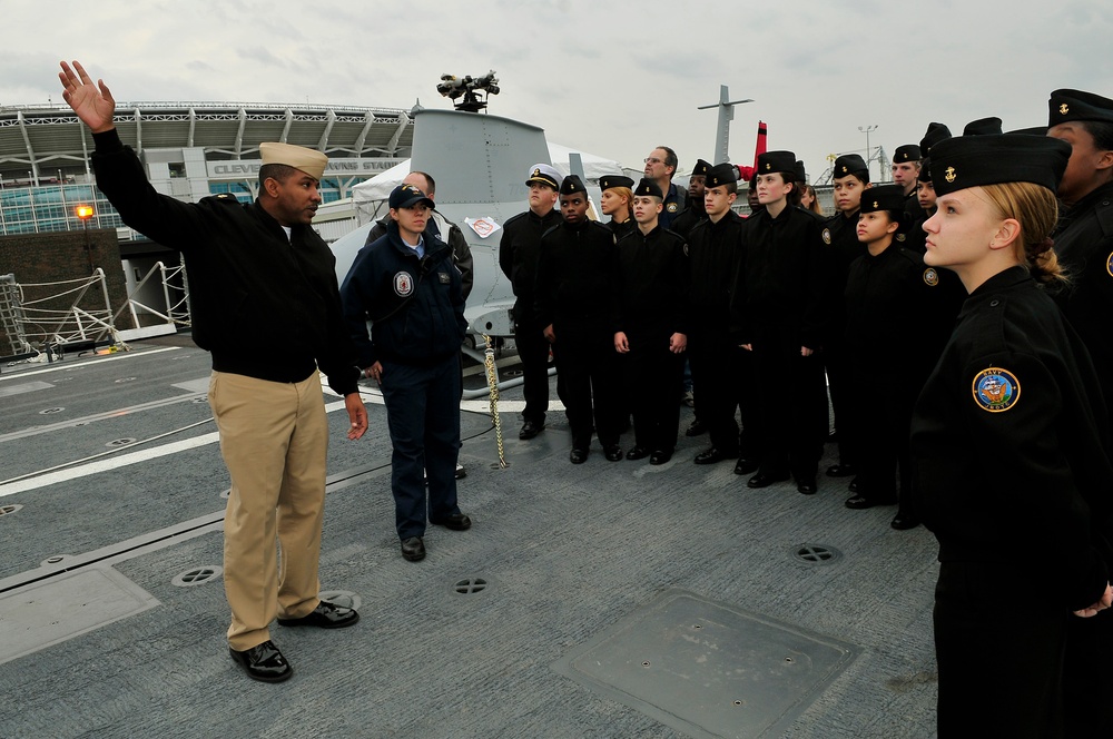 USS Freeedom makes Port Visit to Cleveland