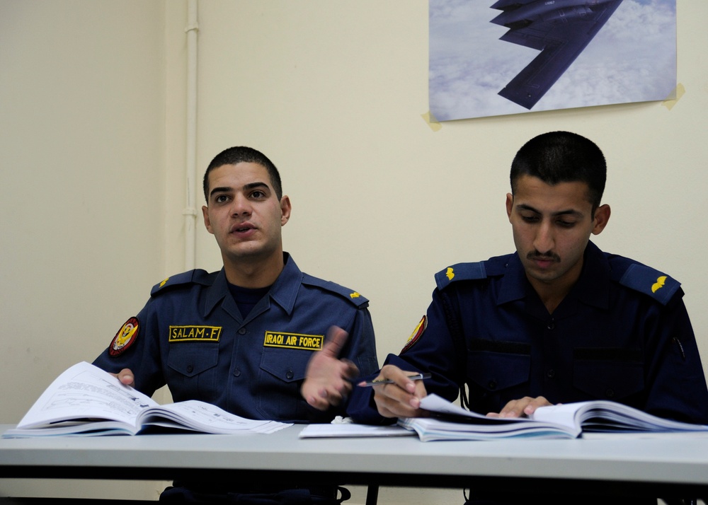 Iraqi Air Force Cadets Learn English