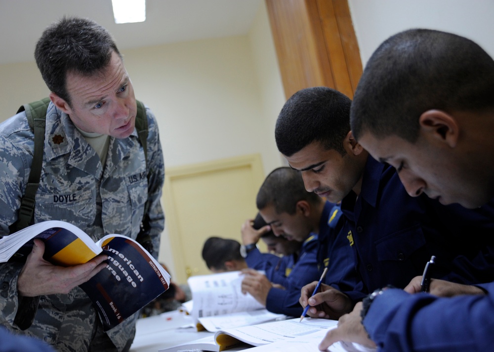 Iraqi Air Force Cadets Learn English