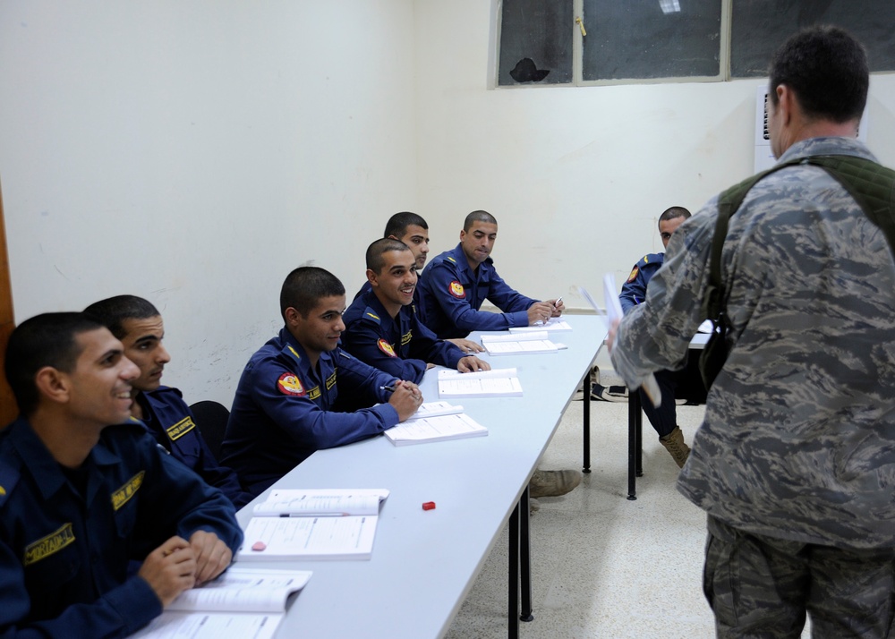 Iraqi Air Force Cadets Learn English
