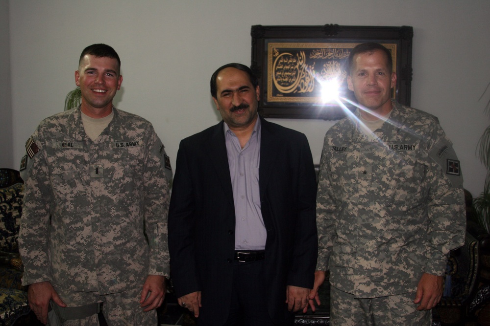 Task Force Gold, Government of Iraq = partners for progress, peace in Baghdad