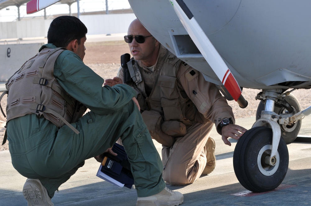 Iraqi Air Force learns to fly