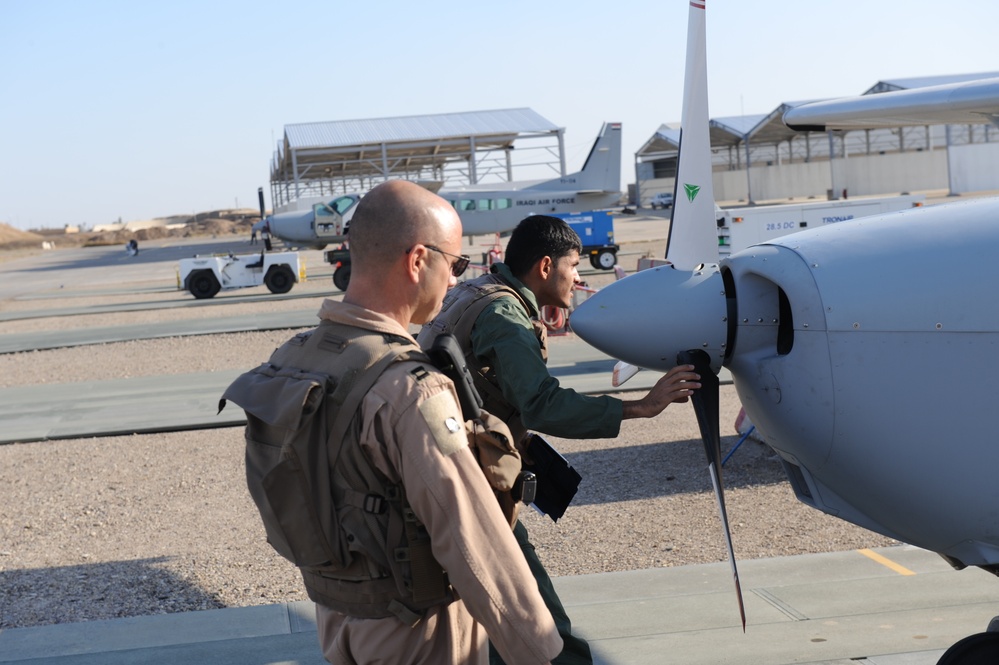 Iraqi Air Force learns to fly