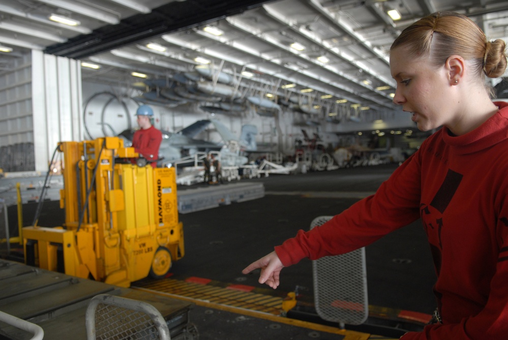 USS Ronald Reagan Weapons Department Prepares for Next Deployment