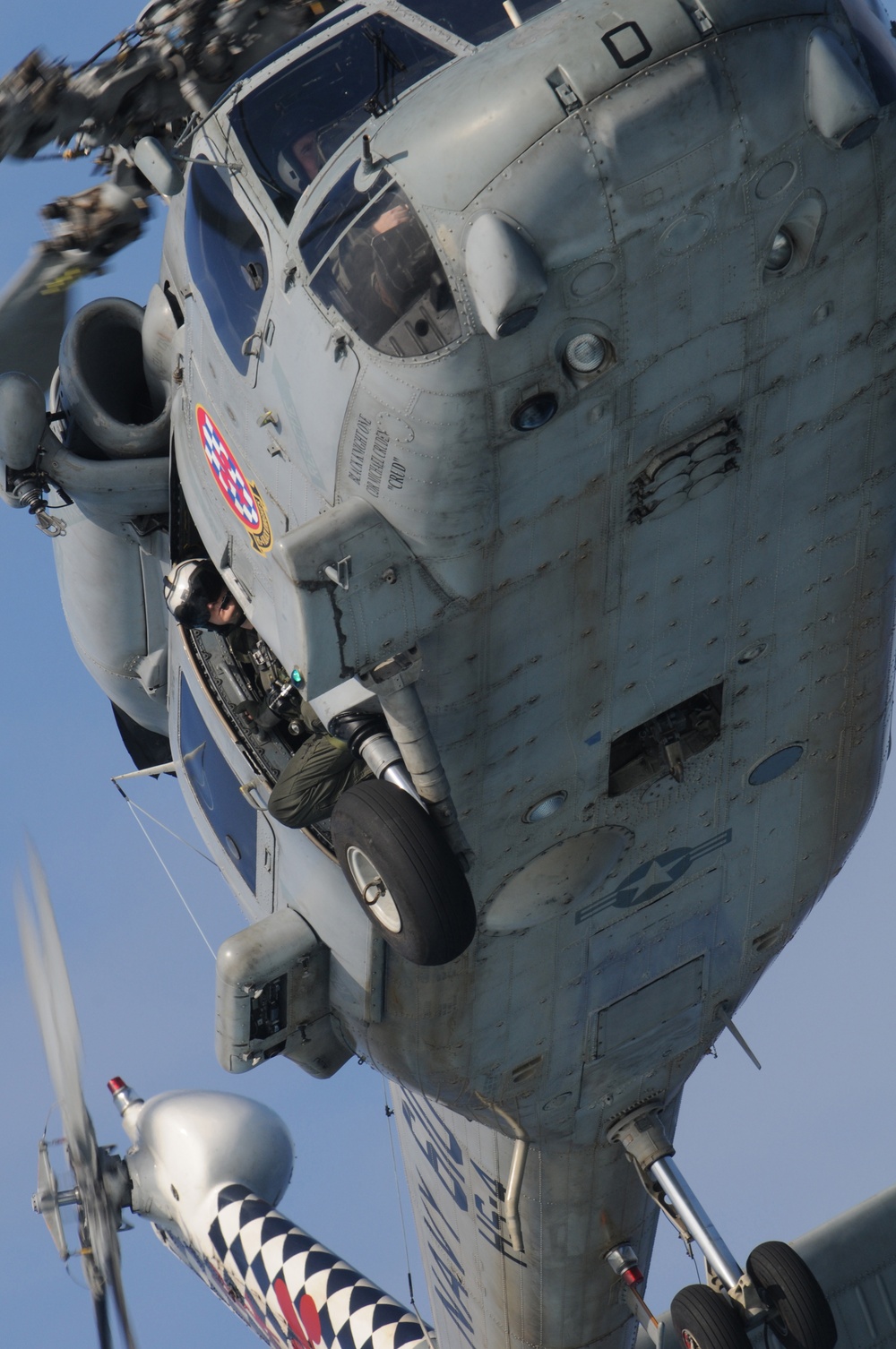 Vertical replenishment aboard USS Ronald Reagan