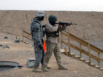 Rough Riders, Iraqis strike lightning at rifle range