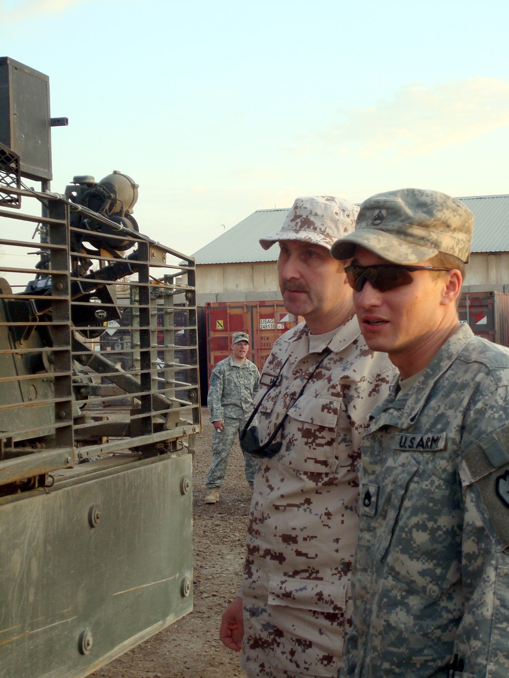 Estonian army Chief of Staff meets Strykehorse Soldiers