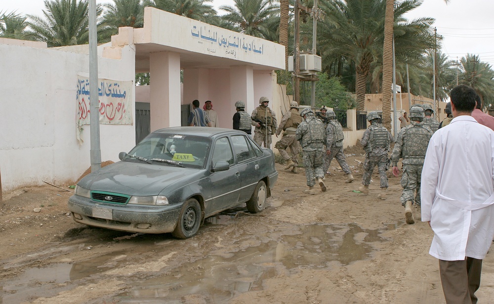 U.S. military begins partnership with Haditha Hospital