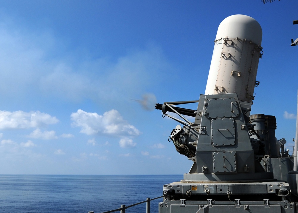 Drills, test fires aboard USS Monterey
