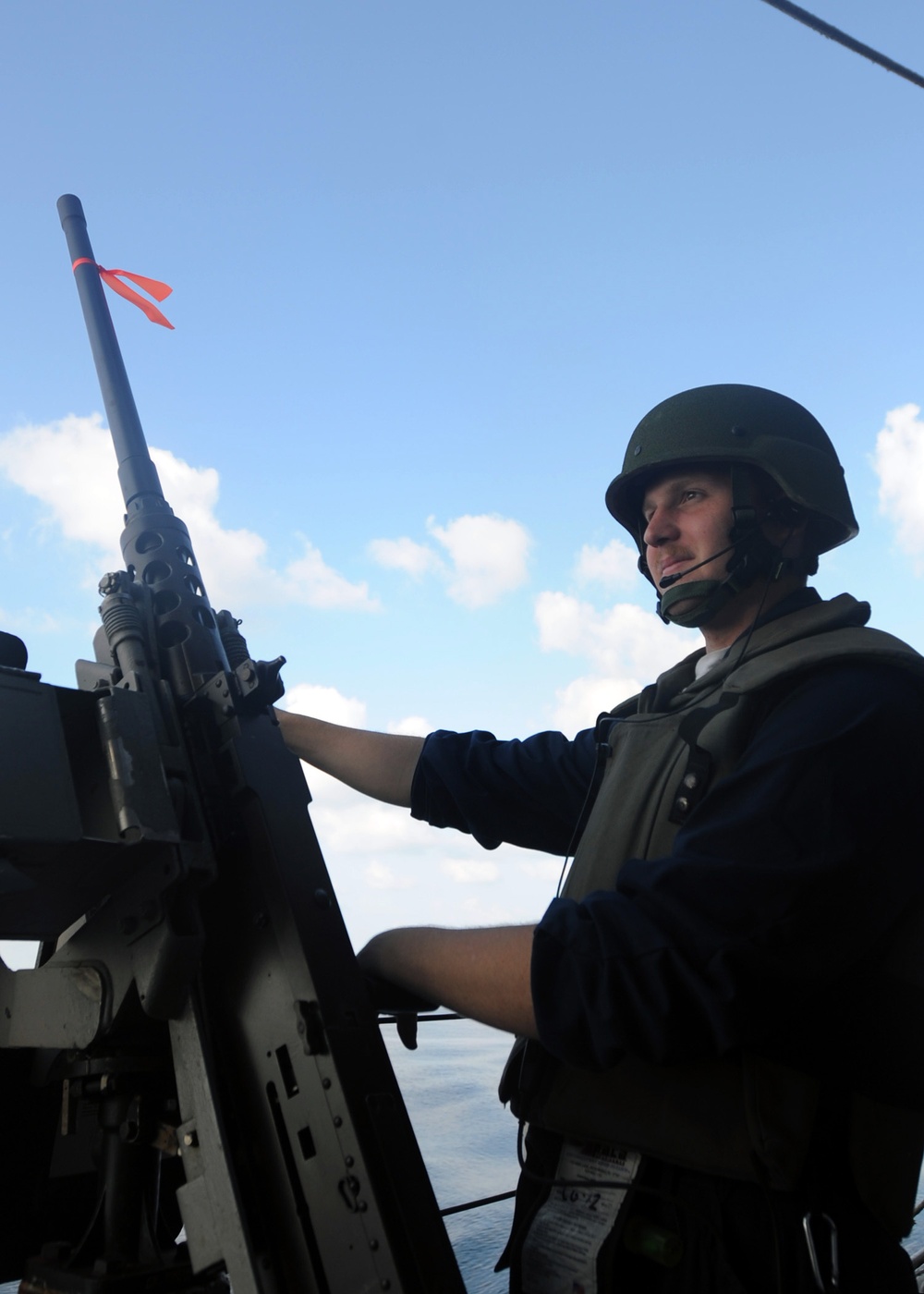 Drills, test fires aboard USS Monterey