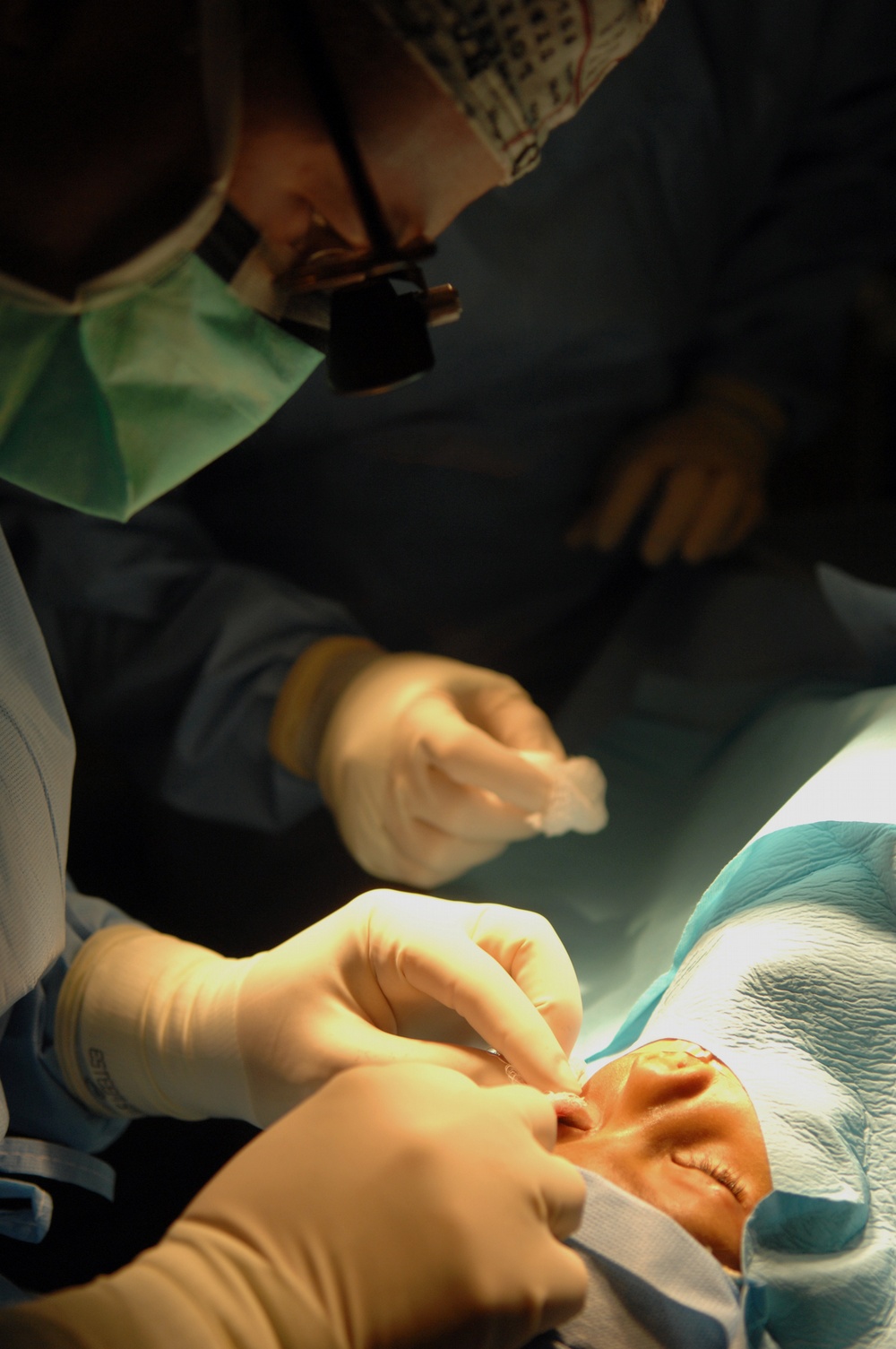Eye work aboard the USS Kearsarge