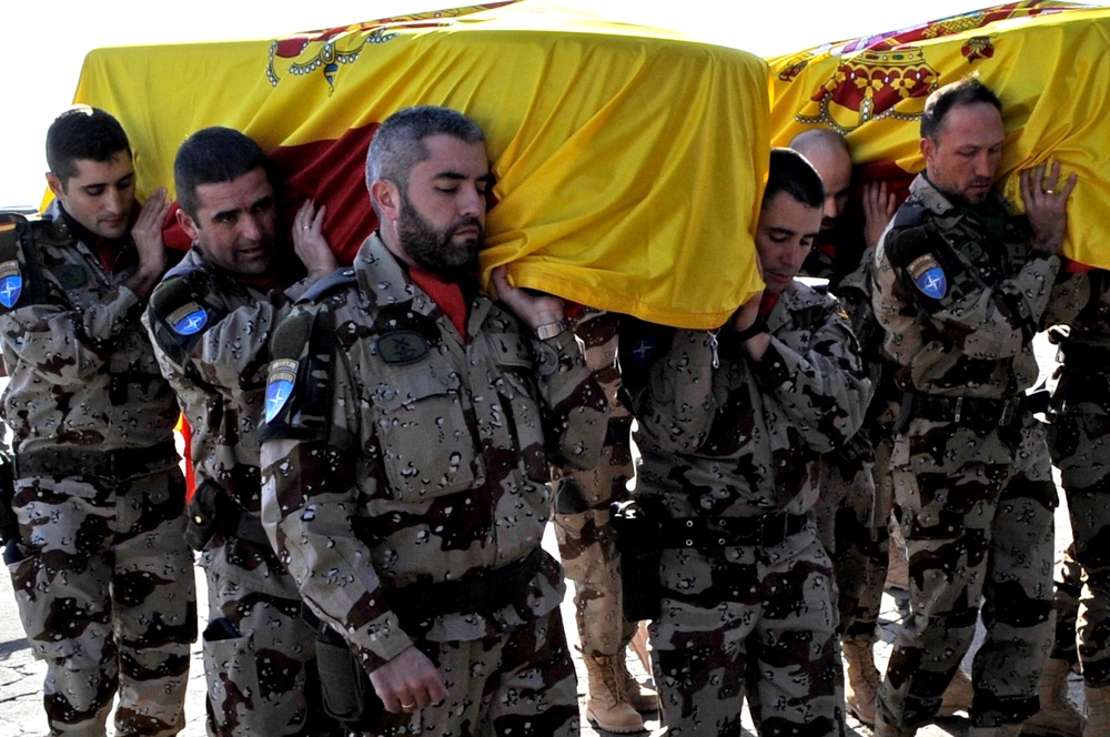 Spanish Soldier Memorial Service