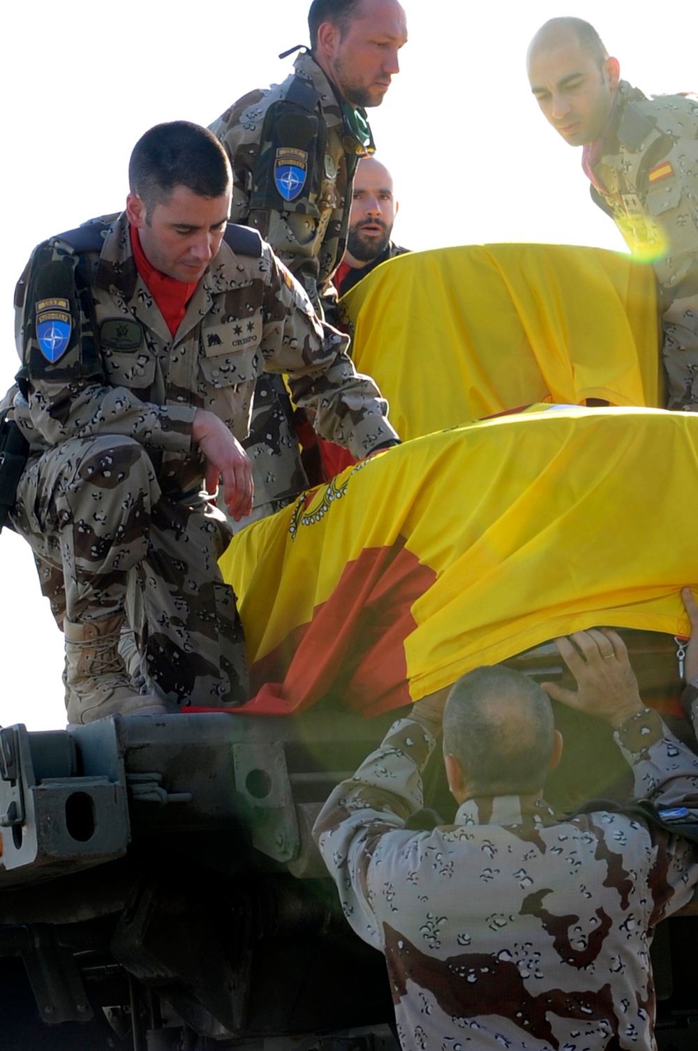 Spanish Soldier Memorial Service