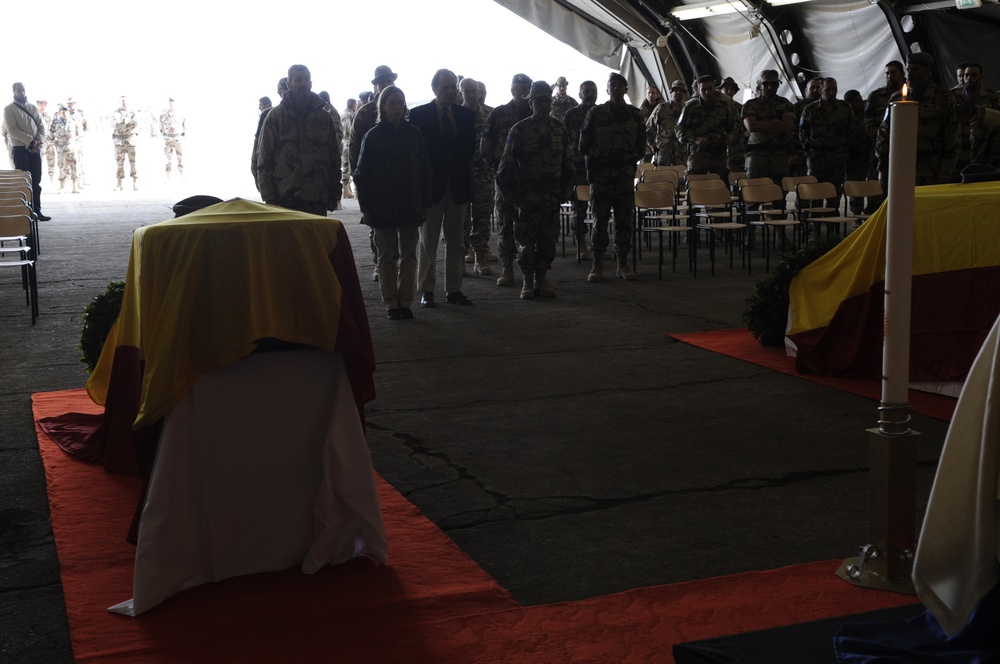 Spanish Soldier Memorial Service